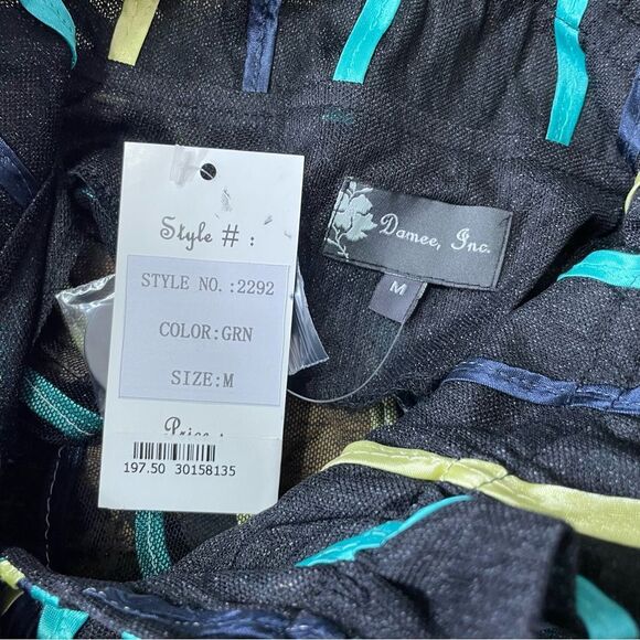 Damee Inc. Sheer Mesh Soutache Ribbon Art‎ To Wear Maximalist Jacket Wire Collar - Picture 5 of 8